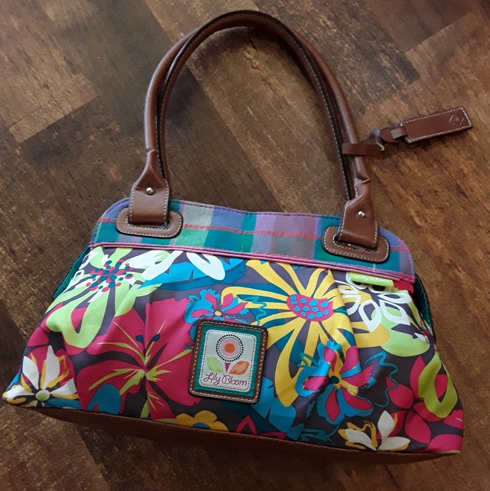 Lily Bloom women purse floral canvas